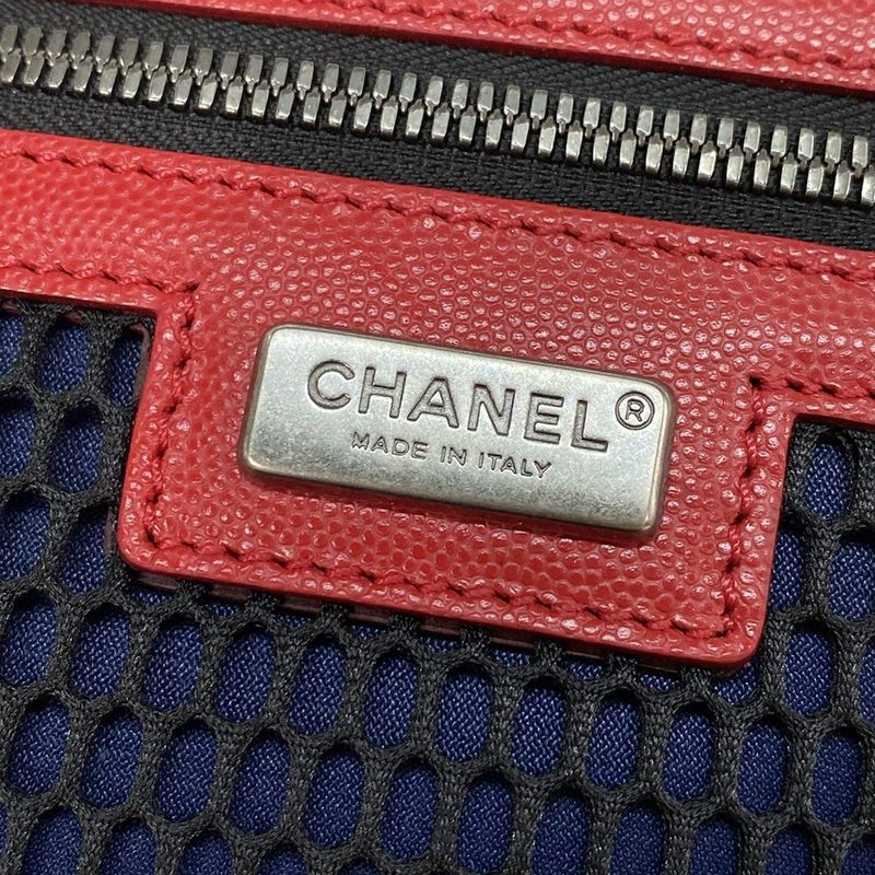 Chanel Carry-on Bag Airline White×blue×red
