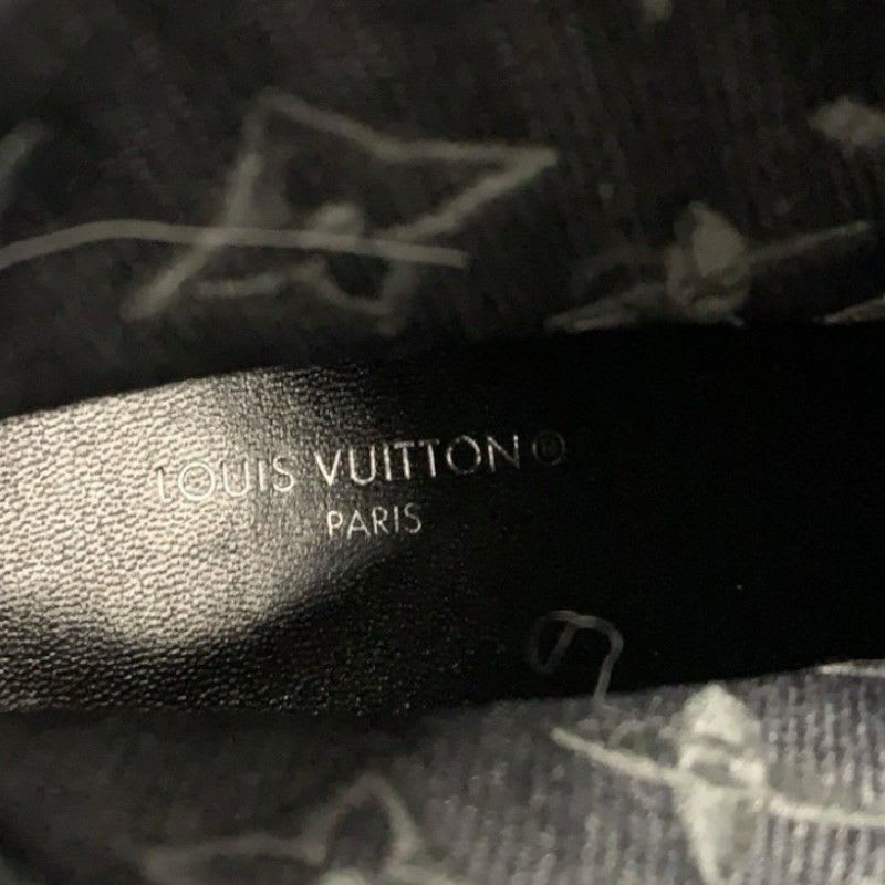 Louis Vuitton Silhouette Line Monogram Boots Short Shoes Fabric Leather