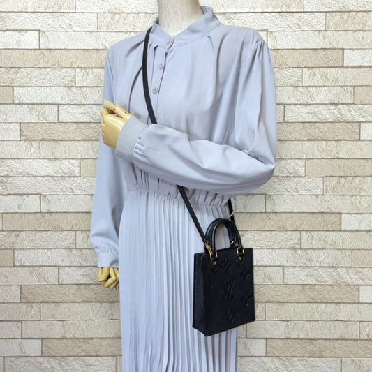 Louis Vuitton Petite Sac Pla Monogram Empreinte Shoulder Bag Monogram Empreinte