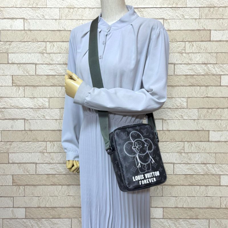 Louis Vuitton Danube PM Vivienne Monogram Eclipse Shoulder Bag Monogram Eclipse