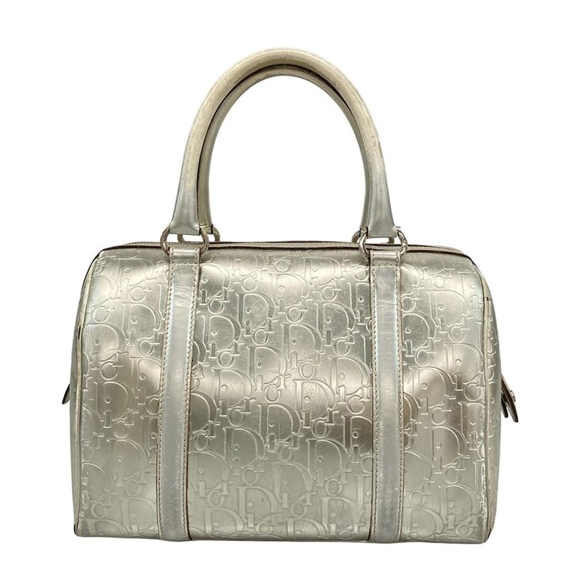 DIOR Christian Dior Handbag - Rai Togo Old Vintage Mini Boston Leather