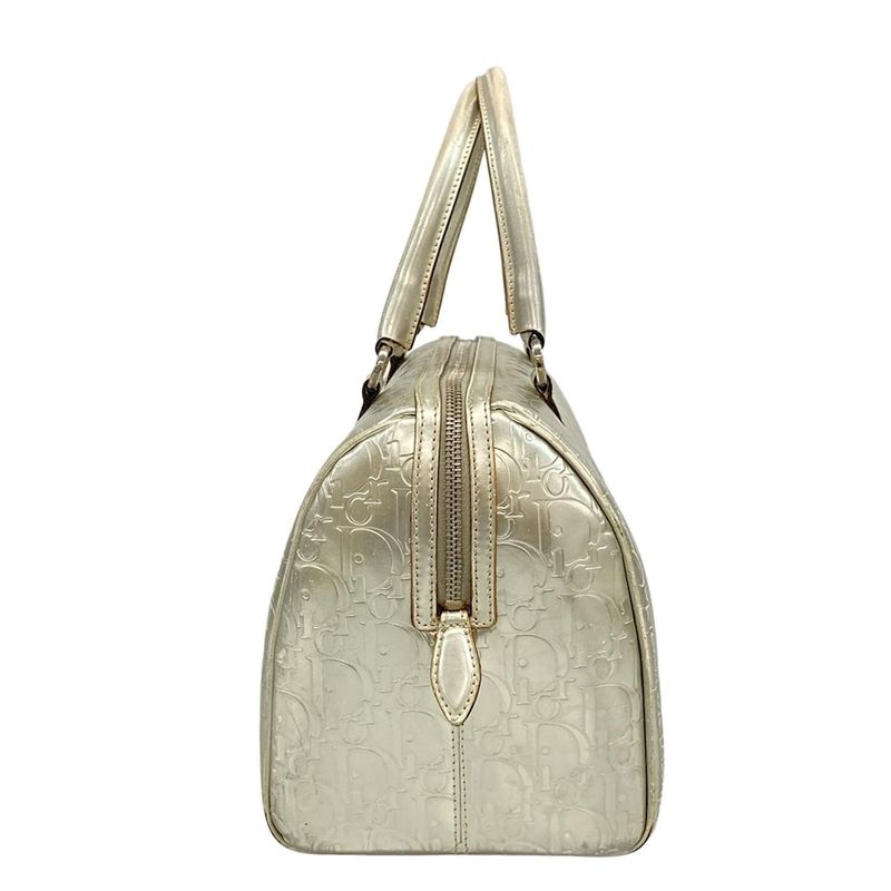 DIOR Christian Dior Handbag - Rai Togo Old Vintage Mini Boston Leather