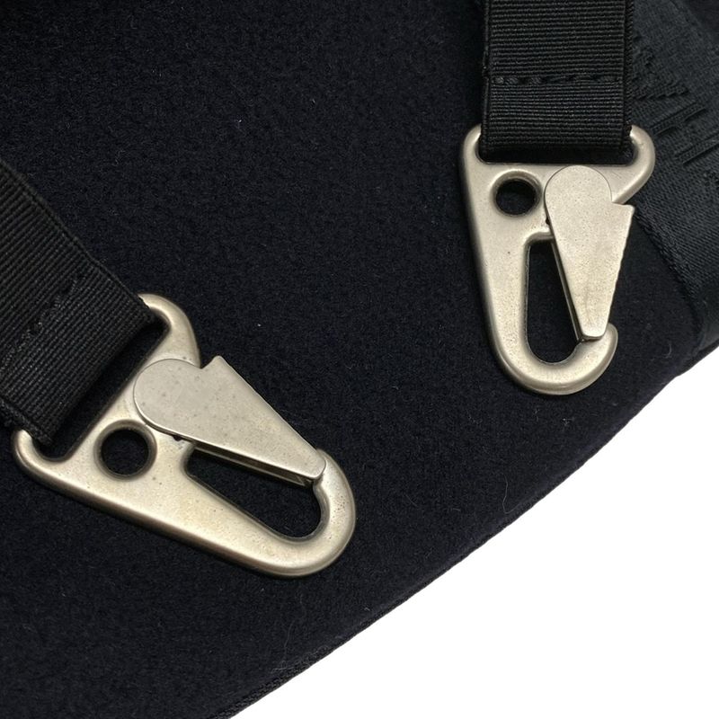 Chanel Handbag Sport Line Black Silver Hardware Cotton