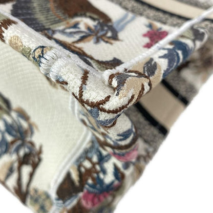 DIOR Christian Dior Tote Bag Book Tote Small Bag Ivory X Black X Multi