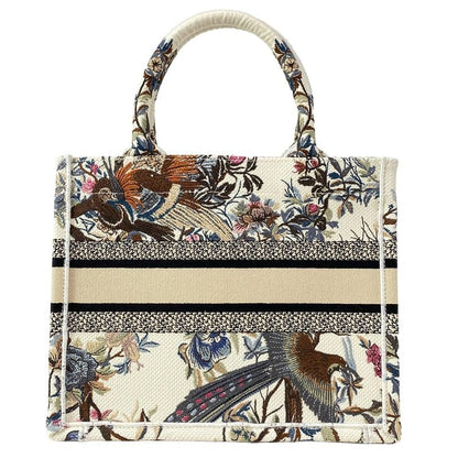 DIOR Christian Dior Tote Bag Book Tote Small Bag Ivory X Black X Multi