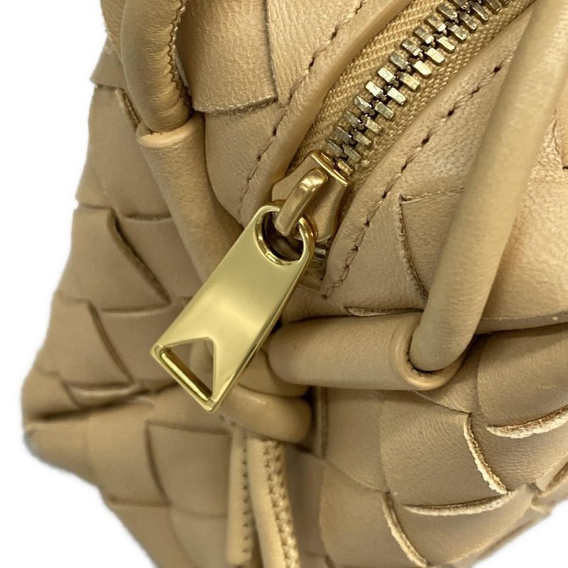 Bottega Veneta Shoulder Bag Mini Loop Camera Bag Intrecciato 680254 Light Brown