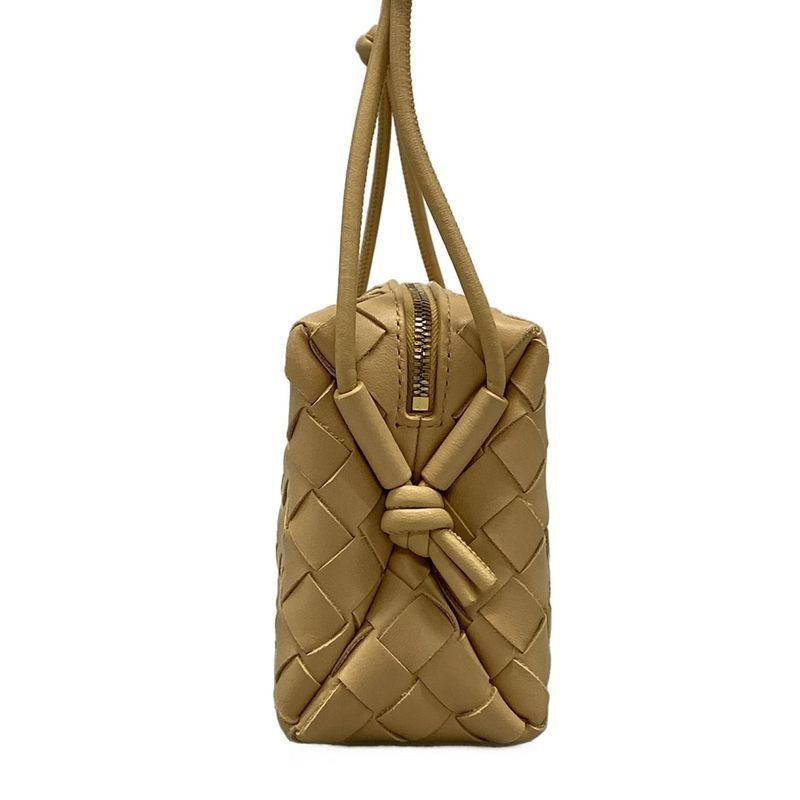 Bottega Veneta Shoulder Bag Mini Loop Camera Bag Intrecciato 680254 Light Brown