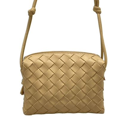 Bottega Veneta Shoulder Bag Mini Loop Camera Bag Intrecciato 680254 Light Brown