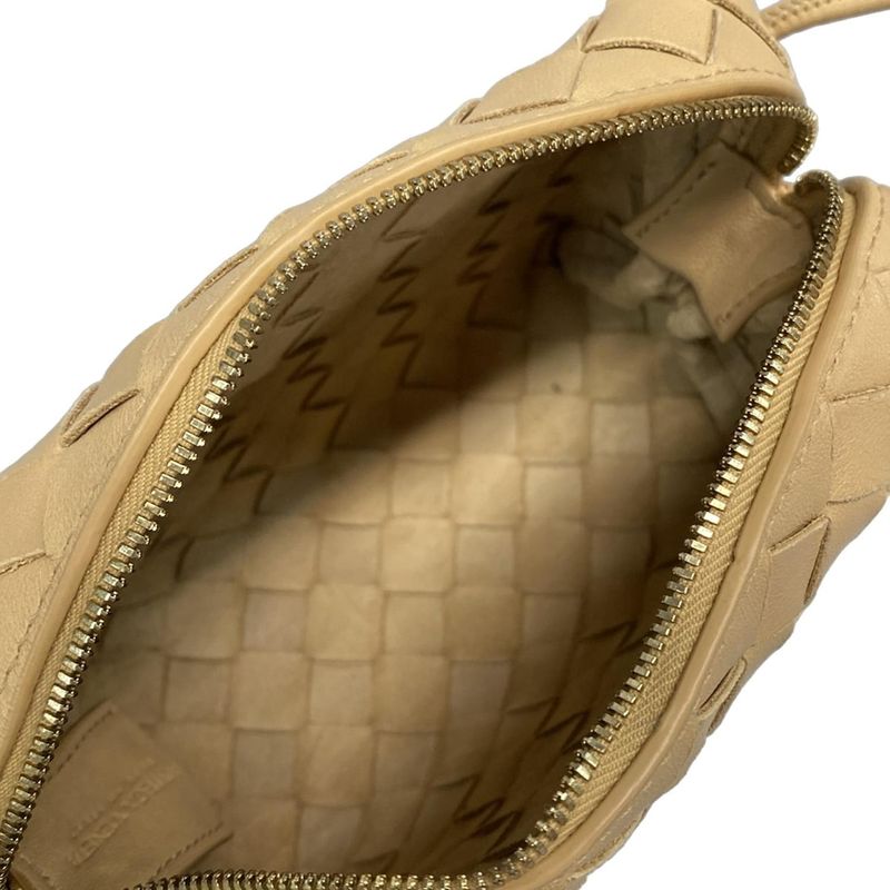 Bottega Veneta Shoulder Bag Mini Loop Camera Bag Intrecciato 680254 Light Brown