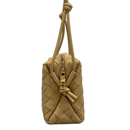 Bottega Veneta Shoulder Bag Mini Loop Camera Bag Intrecciato 680254 Light Brown
