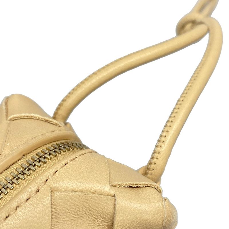Bottega Veneta Shoulder Bag Mini Loop Camera Bag Intrecciato 680254 Light Brown