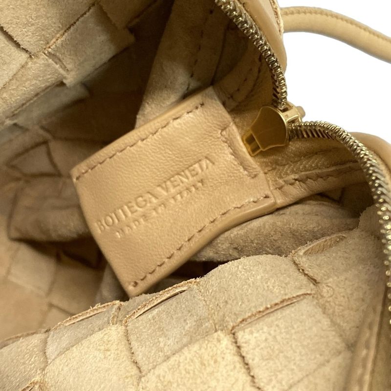 Bottega Veneta Shoulder Bag Mini Loop Camera Bag Intrecciato 680254 Light Brown