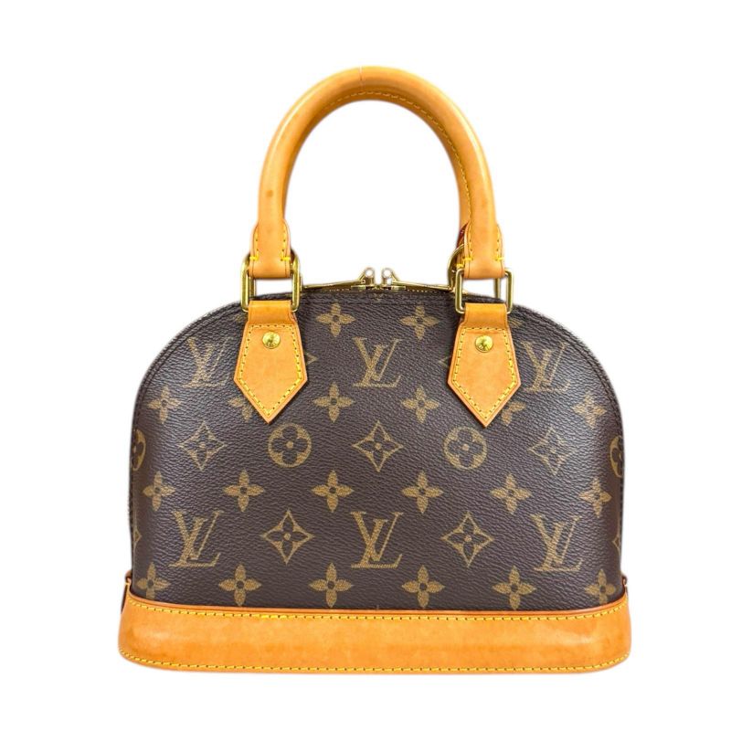 Louis Vuitton Alma BB Monogram Shoulder Bag Monogram Canvas M53152 Brown Ladies