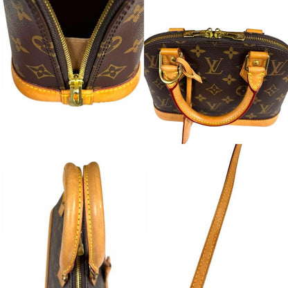 Louis Vuitton Alma BB Monogram Shoulder Bag Monogram Canvas M53152 Brown Ladies