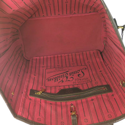 Louis Vuitton Damier Neverfull GM Tote Bag N40597 Brown B