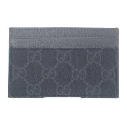 Gucci Bicolor GG Facqc 1048 Card Case Supreme Canvas Black Men