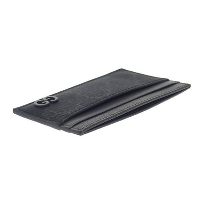 Gucci Bicolor GG Facqc 1048 Card Case Supreme Canvas Black Men