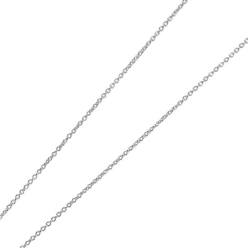 Tiffany & Co Stencil Cross Silver 925 Ladies 3.18g Necklace