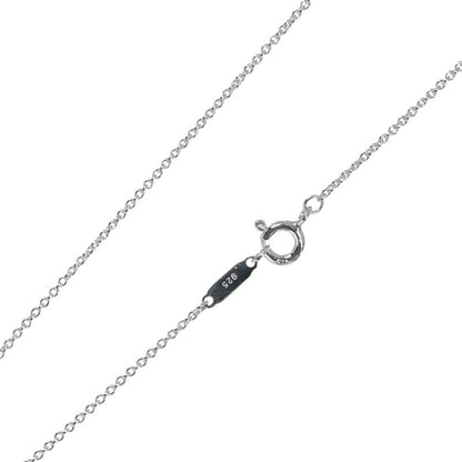 Tiffany & Co Stencil Cross Silver 925 Ladies 3.18g Necklace
