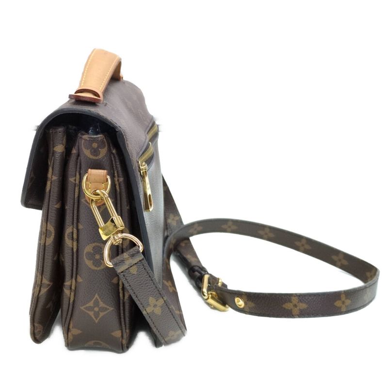 Louis Vuitton Monogram Pochette Metis Shoulder Bag M40780 Brown B