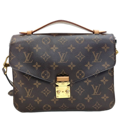 Louis Vuitton Monogram Pochette Metis Shoulder Bag M40780 Brown B