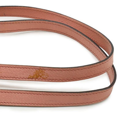 Gucci GG Canvas Tote Shoulder Bag Bucket Shape Leather Khaki Beige Pink Gold