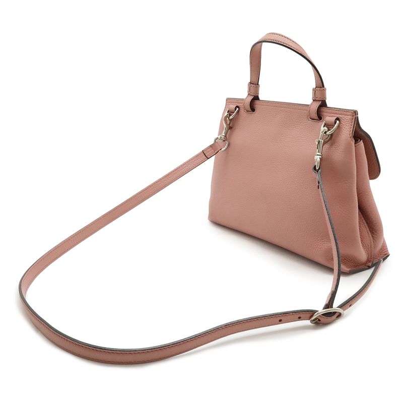 Gucci Bamboo Daily Top Handle Bag Handbag Mini Bag 2WAY Shoulder Bag Leather
