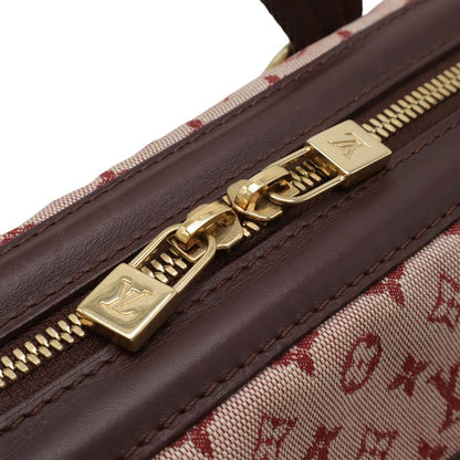 Louis Vuitton Monogram Mini Josephine PM Handbag Mini Boston Canvas Leather