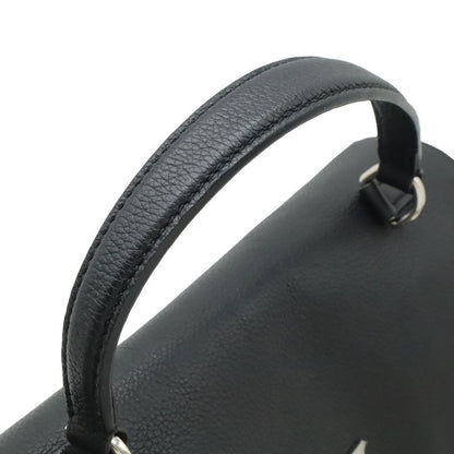 Louis Vuitton Lock Me Ever MM Handbag 2WAY Shoulder Bag Leather Noir Black