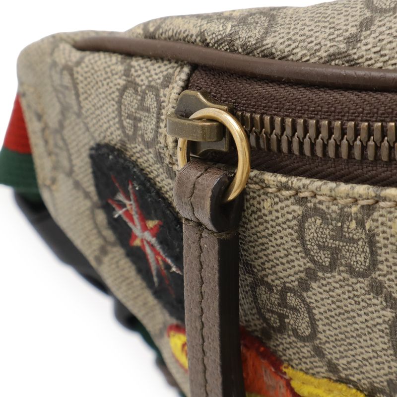 Gucci Courier GG Supreme Sherry Line Belt Bag Body Bag Waist Bag Applique PVC