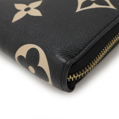Louis Vuitton Monogram Empreinte Zippy Wallet Round Zipper Long Wallet Bicolor