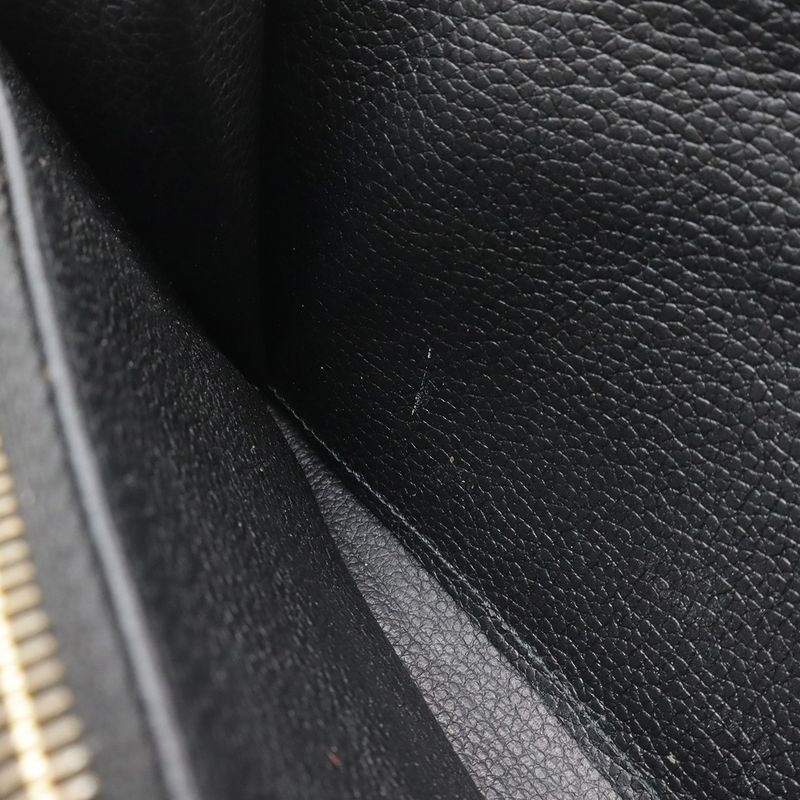 Louis Vuitton Monogram Empreinte Zippy Wallet Round Zipper Long Wallet Bicolor