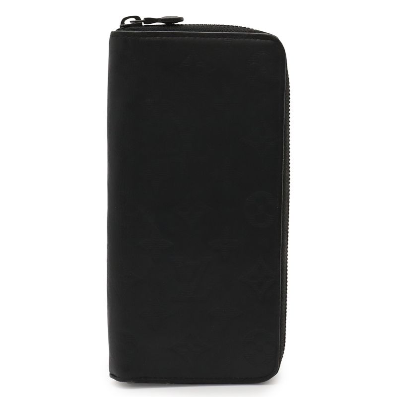 Louis Vuitton Monogram Shadow Zippy Wallet Vertical Round Zipper Long Wallet