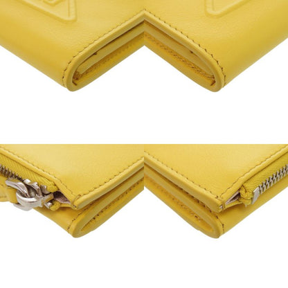 Prada Leather Yellow Coin Case Wallet Yellow 1325 Prada