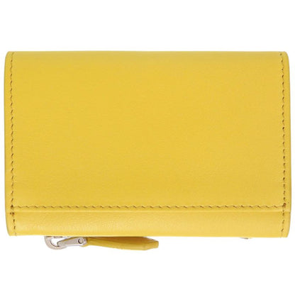 Prada Leather Yellow Coin Case Wallet Yellow 1325 Prada