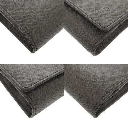 Louis Vuitton Portomone Sergei Taiga M32562 Ardoise Coin Case Bifold Wallet LV