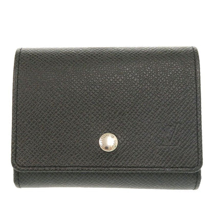 Louis Vuitton Portomone Sergei Taiga M32562 Ardoise Coin Case Bifold Wallet LV