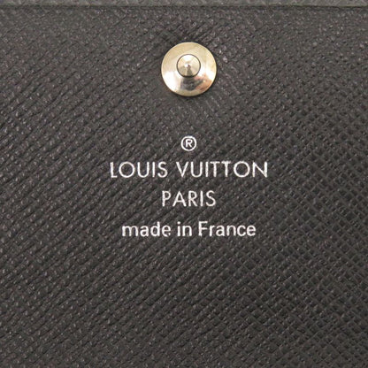 Louis Vuitton Portomone Sergei Taiga M32562 Ardoise Coin Case Bifold Wallet LV
