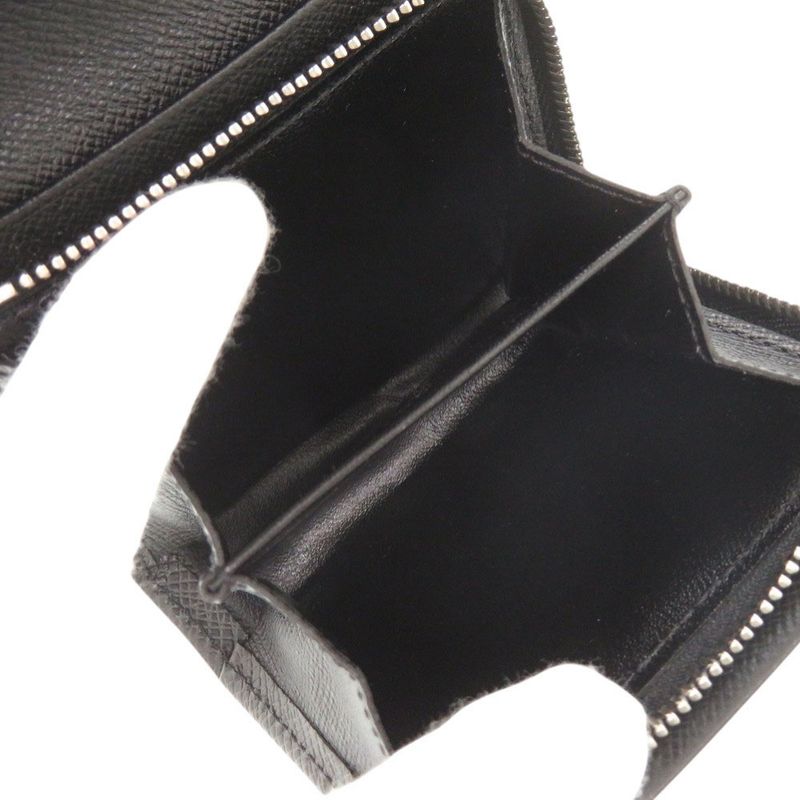 Louis Vuitton Portomone Sergei Taiga M32562 Ardoise Coin Case Bifold Wallet LV