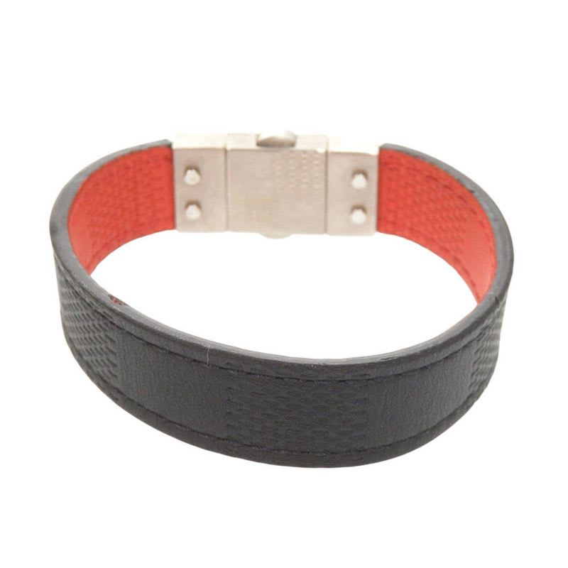 Louis Vuitton Reversible Damier Infini Black Red Bracelet 1228