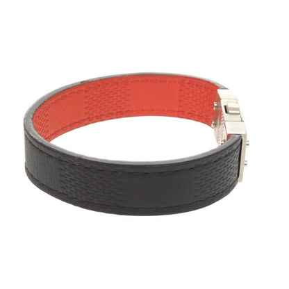 Louis Vuitton Reversible Damier Infini Black Red Bracelet 1228