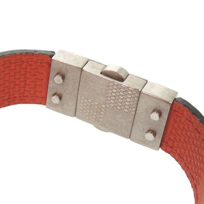 Louis Vuitton Reversible Damier Infini Black Red Bracelet 1228
