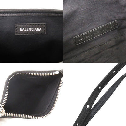 Balenciaga Navy Cabas XS Leather Black 2way Handbag Shoulder Bag Black 1294