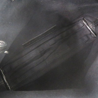 Balenciaga Navy Cabas XS Leather Black 2way Handbag Shoulder Bag Black 1294