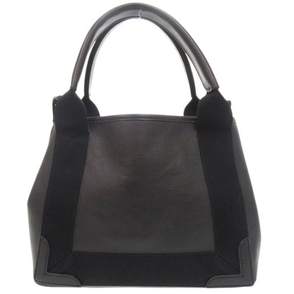 Balenciaga Navy Cabas XS Leather Black 2way Handbag Shoulder Bag Black 1294