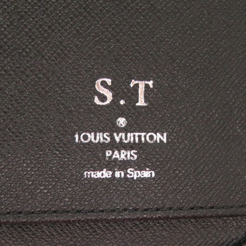 Louis Vuitton Zippy Wallet Vertical Damier Graphite N63095 Black Round Zipper