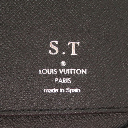 Louis Vuitton Zippy Wallet Vertical Damier Graphite N63095 Black Round Zipper