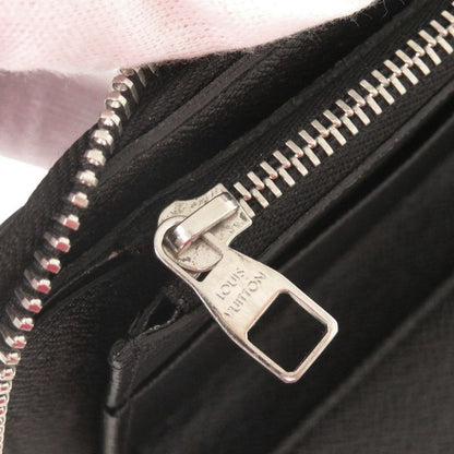 Louis Vuitton Zippy Wallet Vertical Damier Graphite N63095 Black Round Zipper