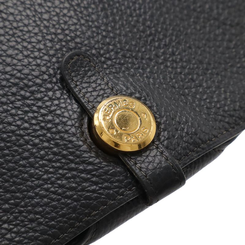 Hermes Dogon MM Bifold Long Wallet Bifold Long Wallet Long Wallet Togo Leather