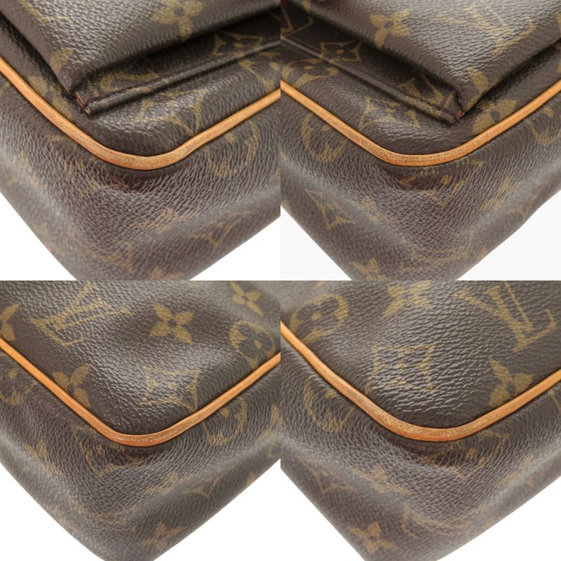 Louis Vuitton Vivacite PM Monogram M51165 Brown Shoulder Bag LV 1473 Louis